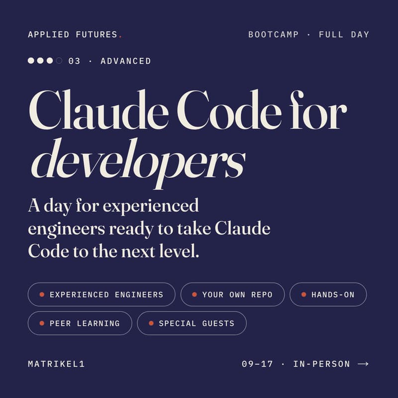 Cover Image for Bootcamp | Claude Code for Developers