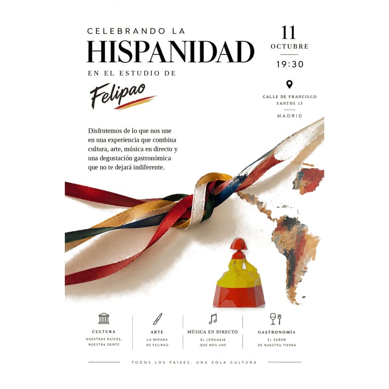 Cover Image for Celebrando la Hispanidad en el estudio de Felipao