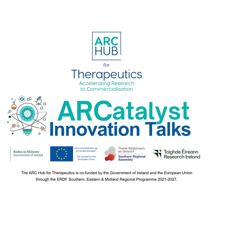 Cover Image for ARCatalyst Innovation Talks - First Webinar - Dr Araz Raoof (ARC Hub for Therapeutics Executive Director)