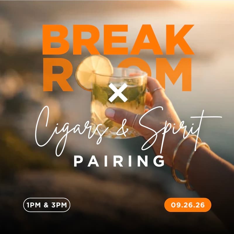 Cover Image for The Break Room: Cigar & Spirits Pairing