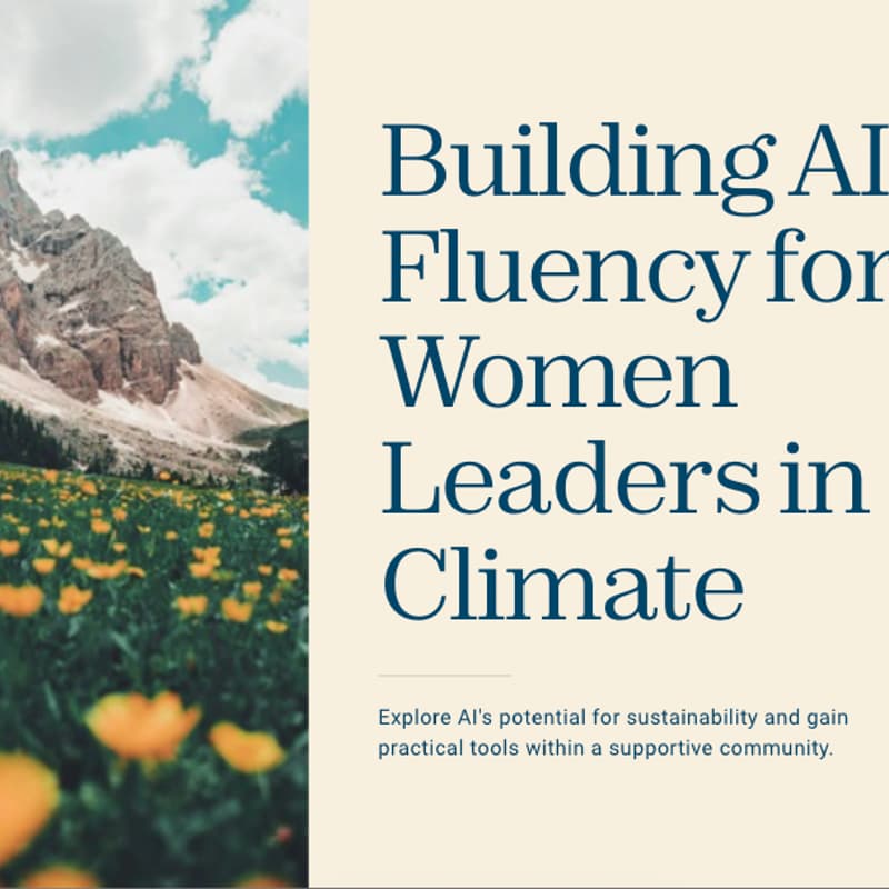 Cover Image for AI for Earth: Women in Climate Breakfast