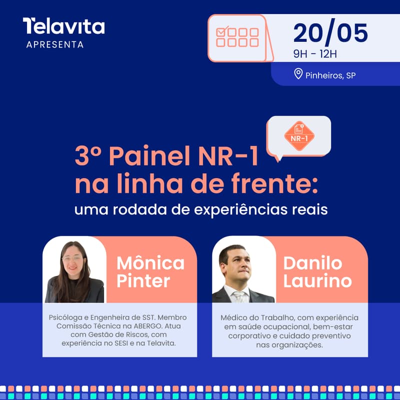 Cover Image for 3º Painel NR-1 na linha de frente: uma rodada de experiências reais