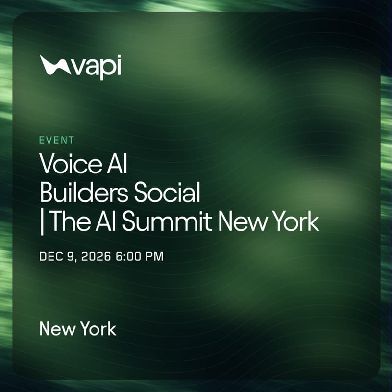 Cover Image for Voice AI Builders Social | The AI Summit New York