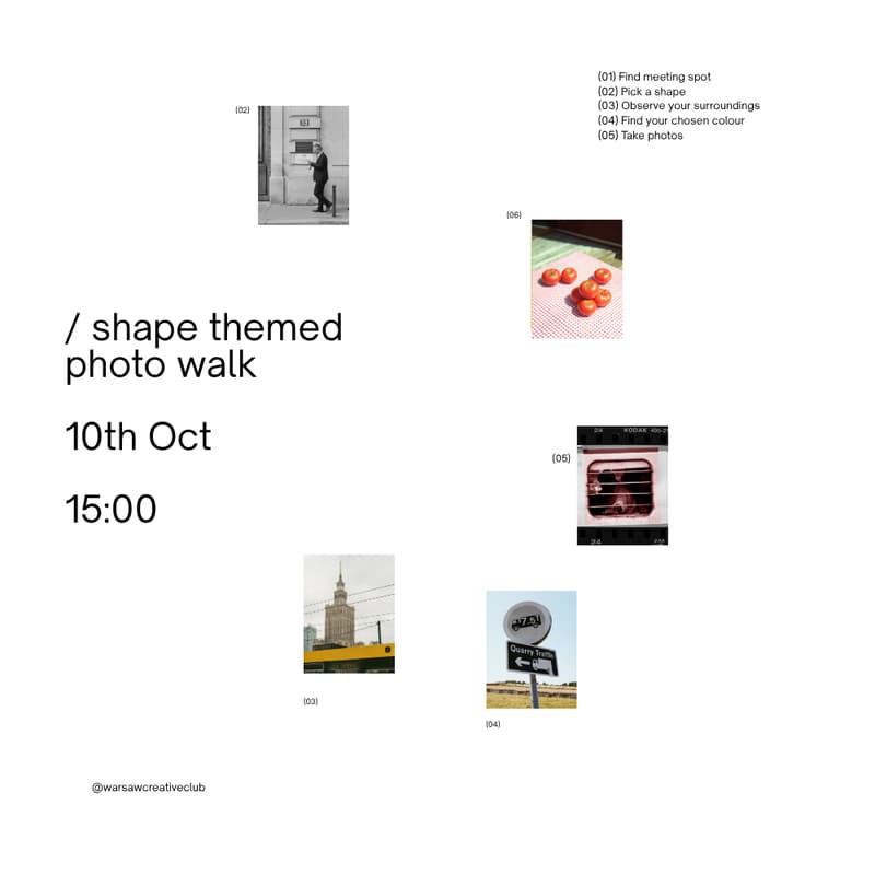 Cover Image for Warsaw Creative Club: Shape Themed Photo Walk
