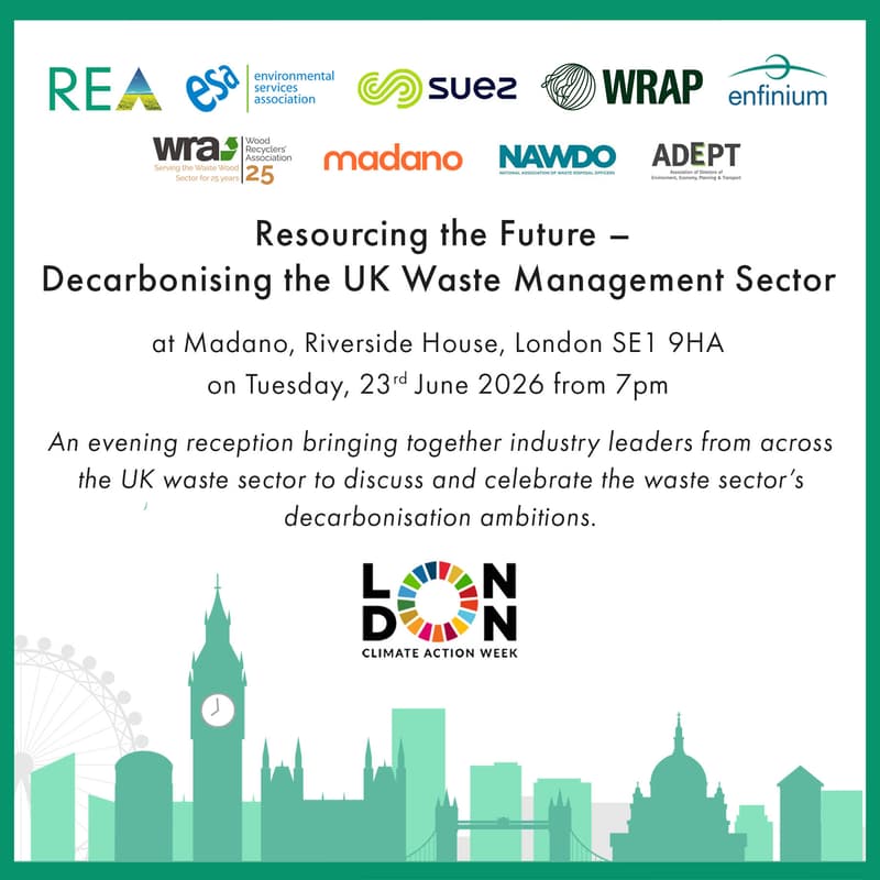 Cover Image for Reception: Resourcing the Future - Decarbonising the UK Waste Management Sector
