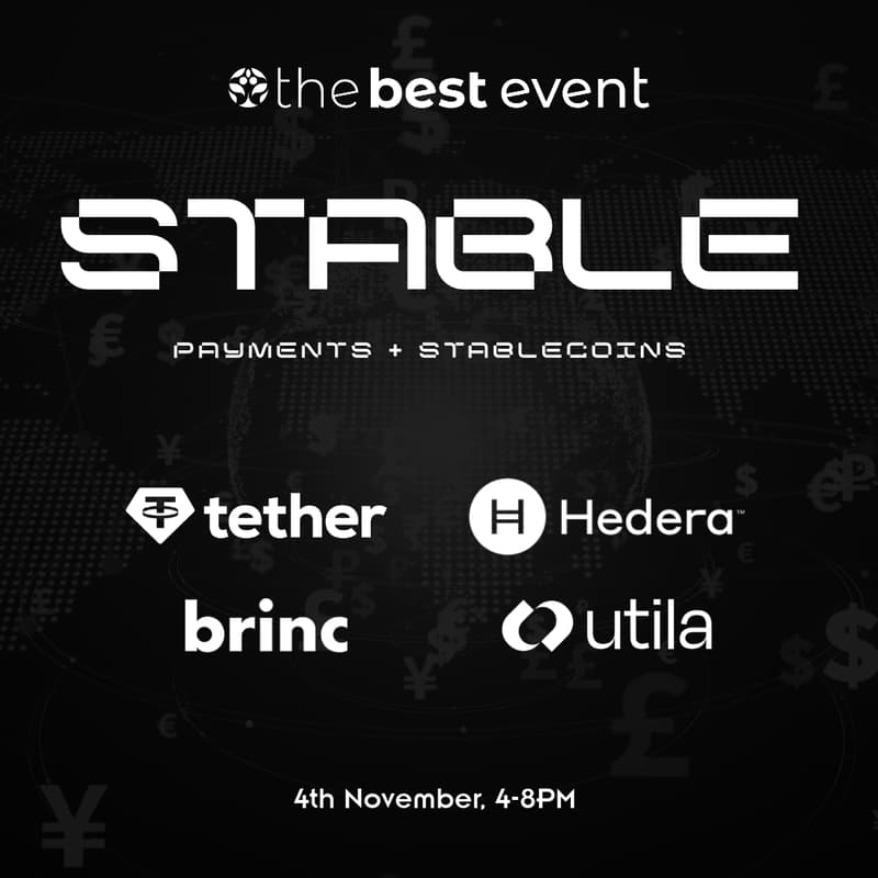 Cover Image for The Best Event: Stable - Payments & Stablecoins