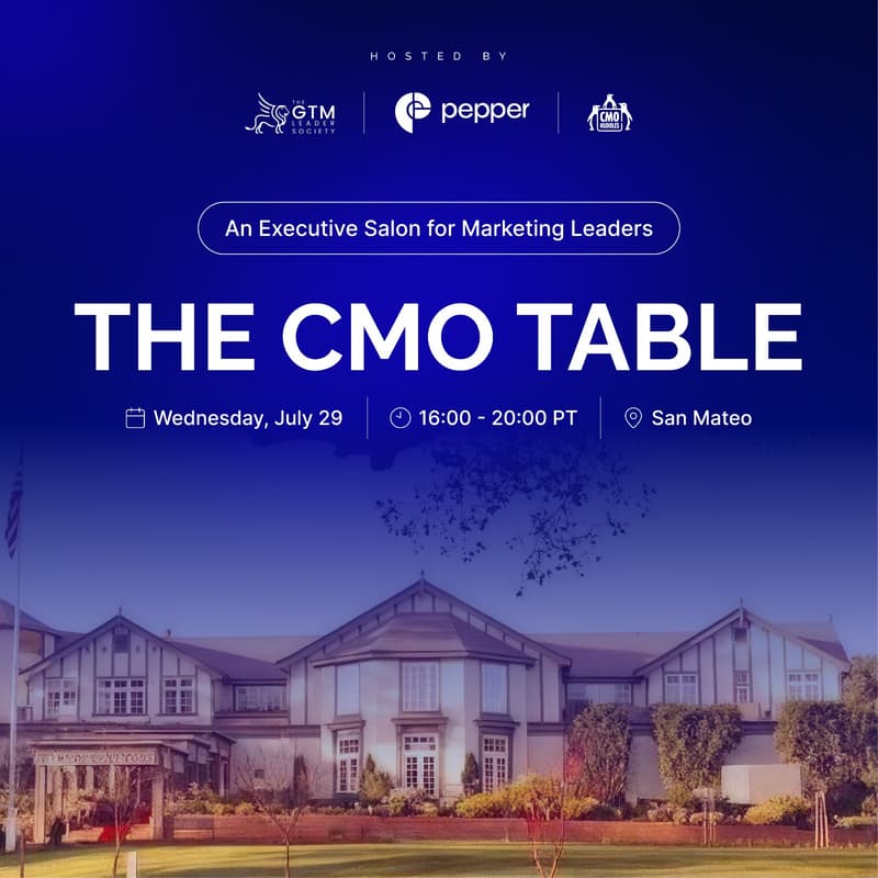 Cover Image for The CMO Table: An Executive Salon for Marketing Leaders