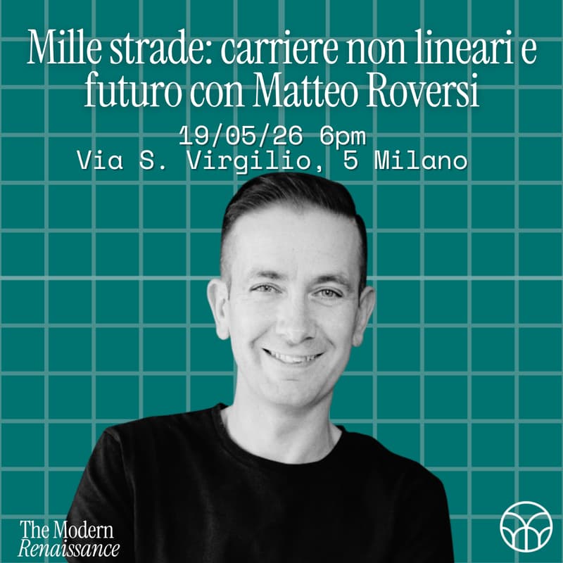Cover Image for Mille strade: carriere non lineari e futuro con Matteo Roversi