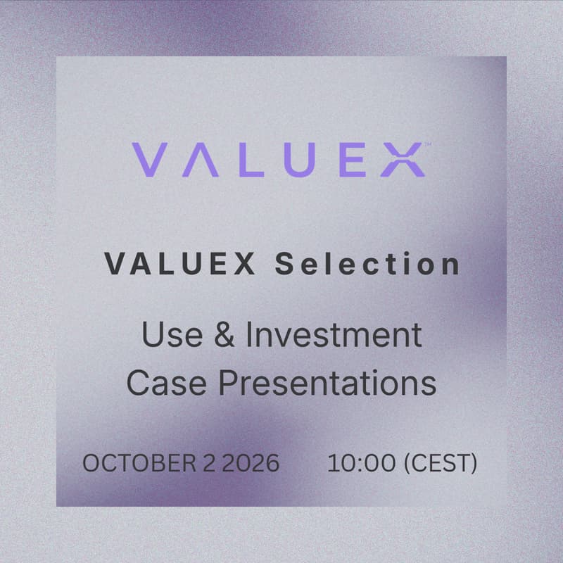 Cover Image for VALUEX Selection – Use & Investment Case Presentations