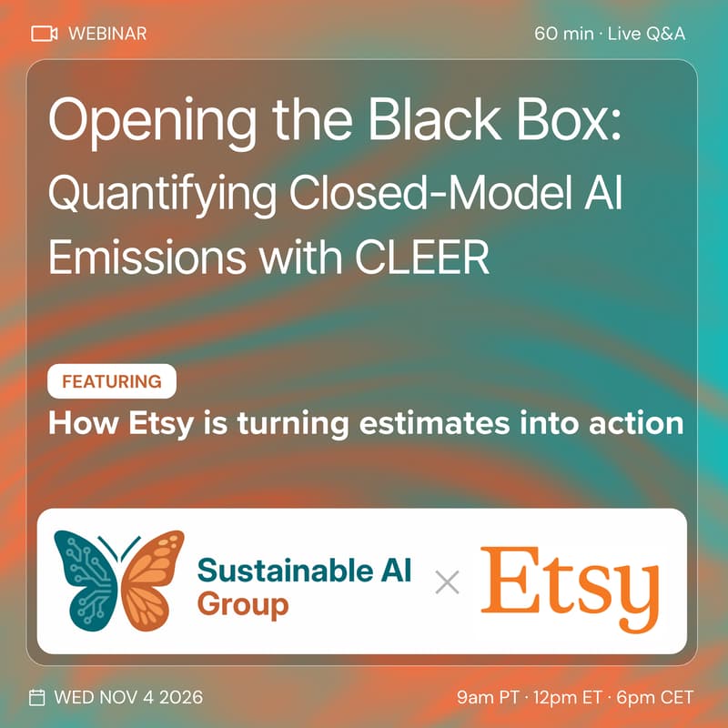 Cover Image for Opening the Black Box: Quantifying Closed-Model AI Emissions with CLEER