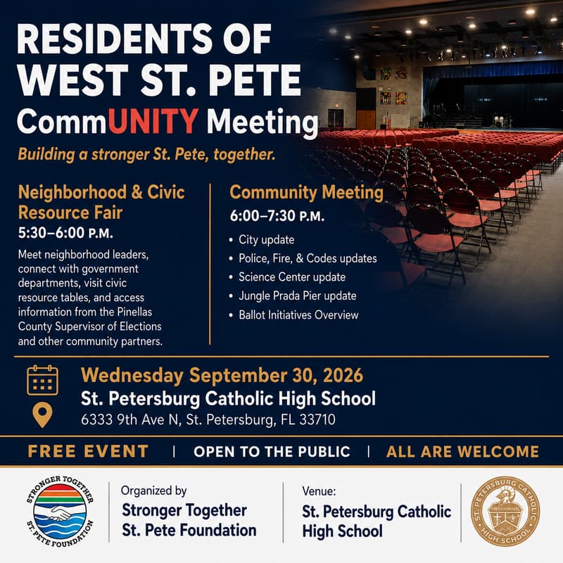 Cover Image for Residents of West St. Pete CommUNITY Meeting