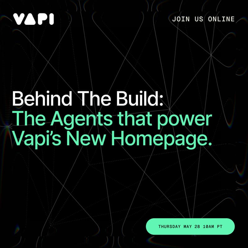 Cover Image for Behind the Build: The Agents that Power Vapi’s New Homepage