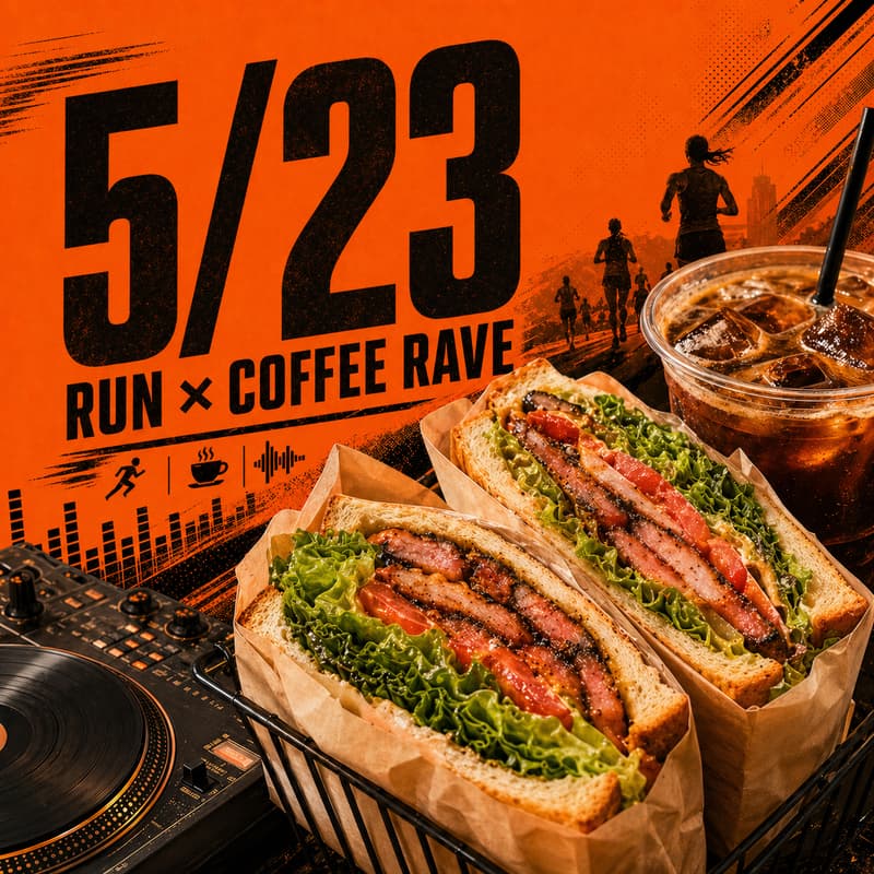 Cover Image for 5/23 | Morning Run × Coffee Rave