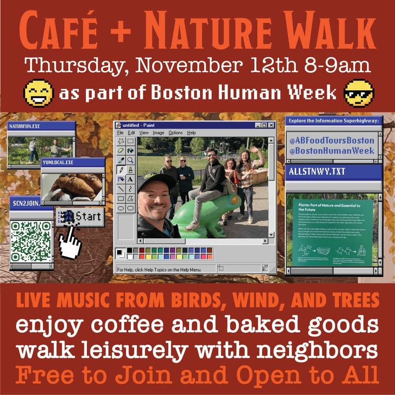 Cover Image for Cafe+Nature Walk: Human Week Edition (Lower Allston)