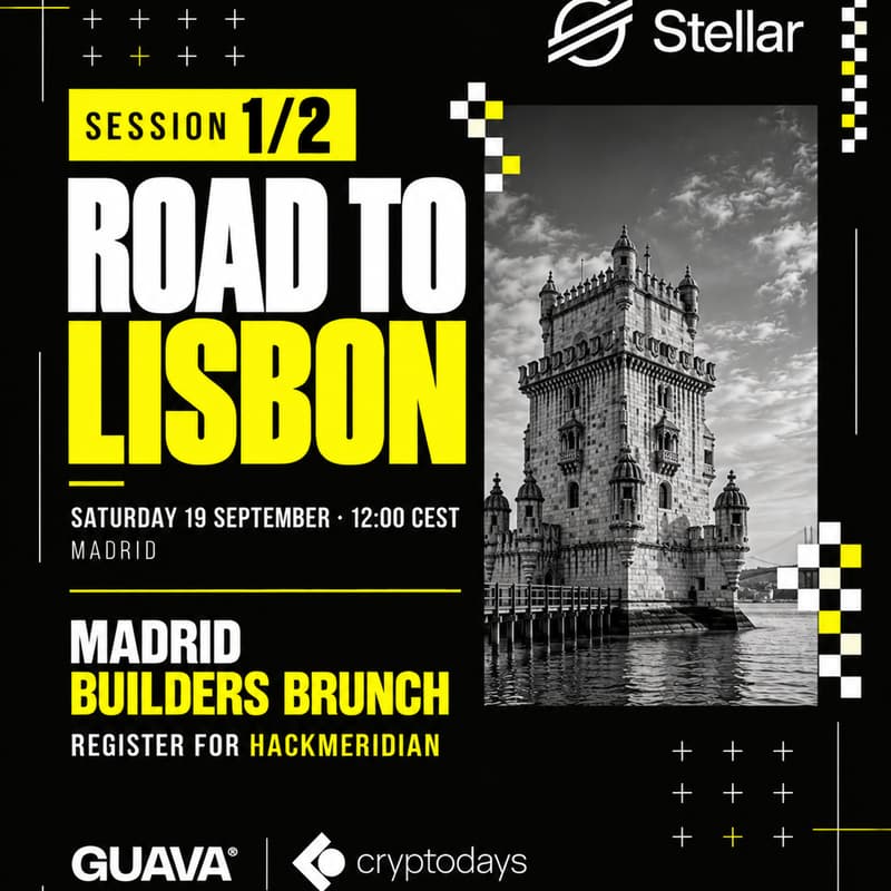 Cover Image for Stellar Madrid Builders Brunch x CryptoDays | Road to Lisbon | Meet, Build & Connect