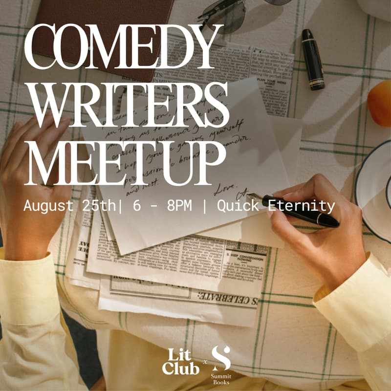 Cover Image for Comedy Writing: A Writers Meet-Up