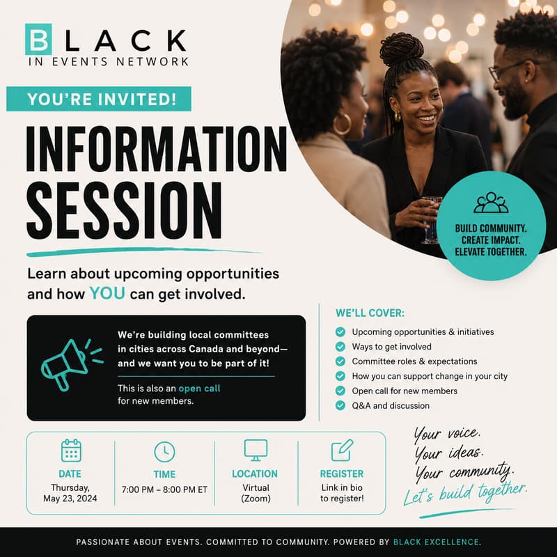 Cover Image for Black in Events Network Information Session