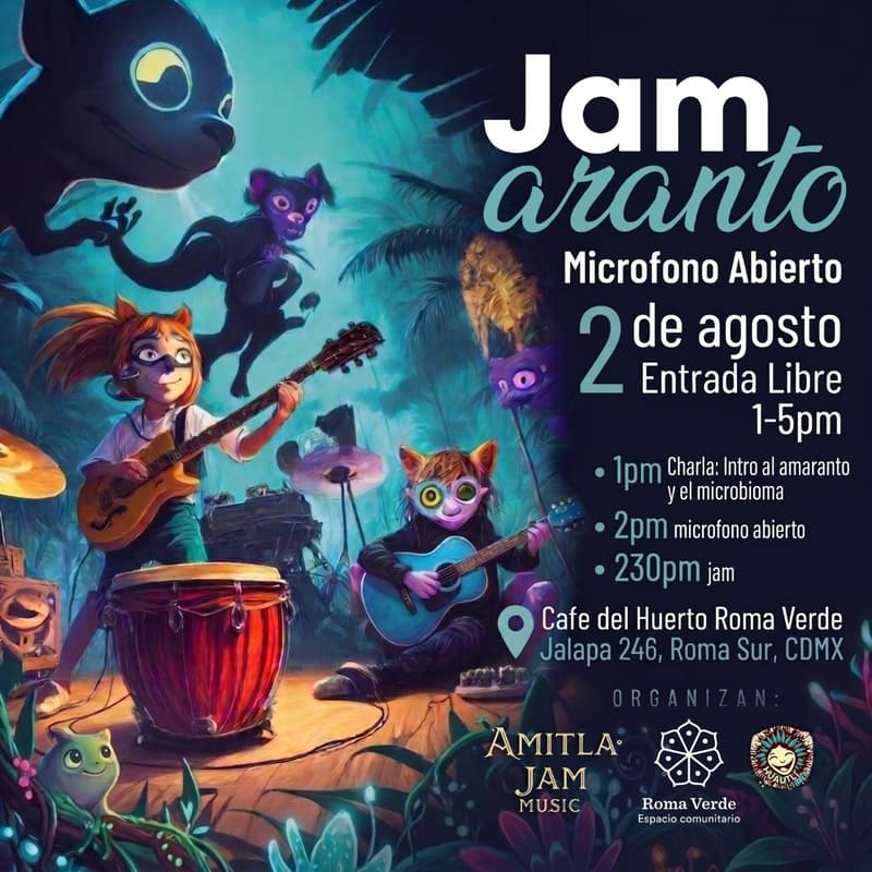 Cover Image for JAMARANTO MUSICA LIBRE, ARTE REGENERATIVO Y SEMILLAS