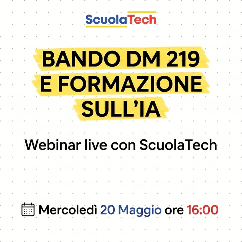Cover Image for Bando DM 219 e formazione sull'IA: come progettare corsi che funzionano davvero