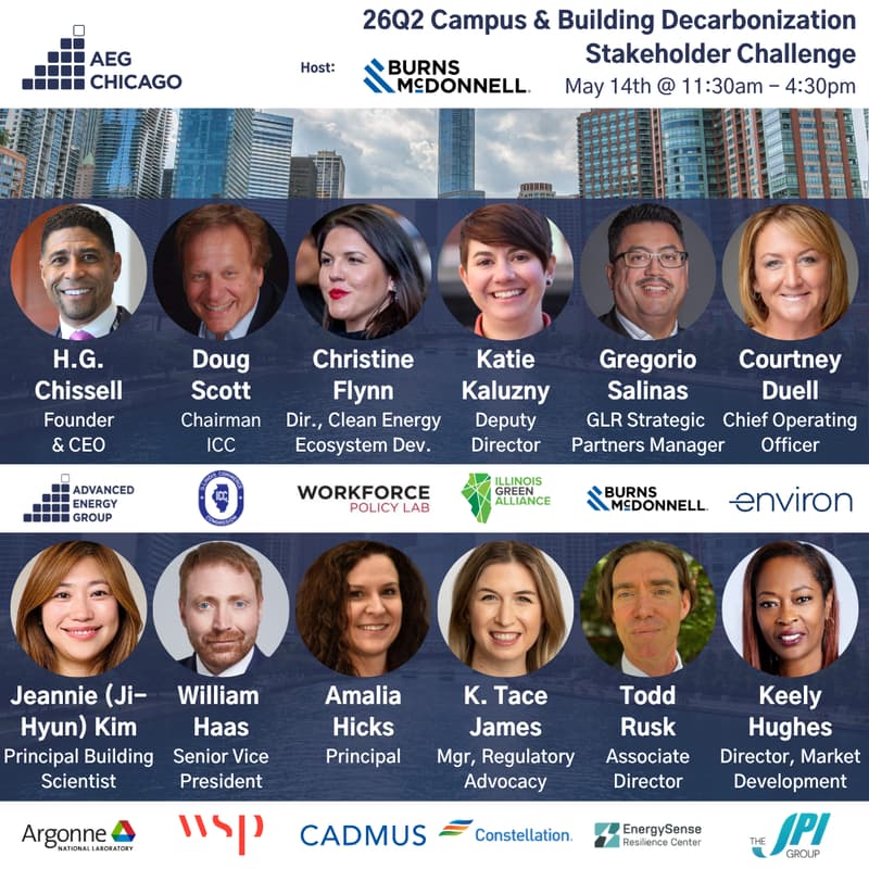 Cover Image for AEG Chicago 26Q2 Stakeholder Challenge: Campus & Building Decarbonization