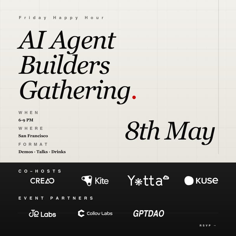 Cover Image for AI Agent Builders Gathering