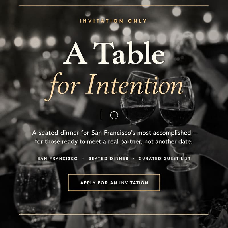 Cover Image for A Table for Intention: A Private Matchmaking Dinner