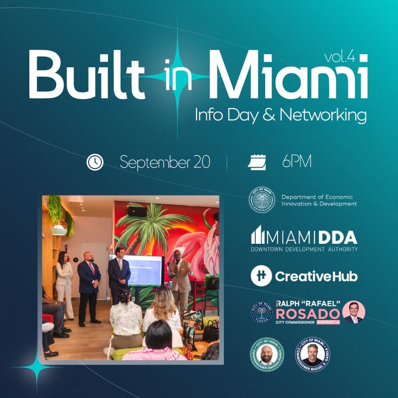 Cover Image for Built in Miami Info Day