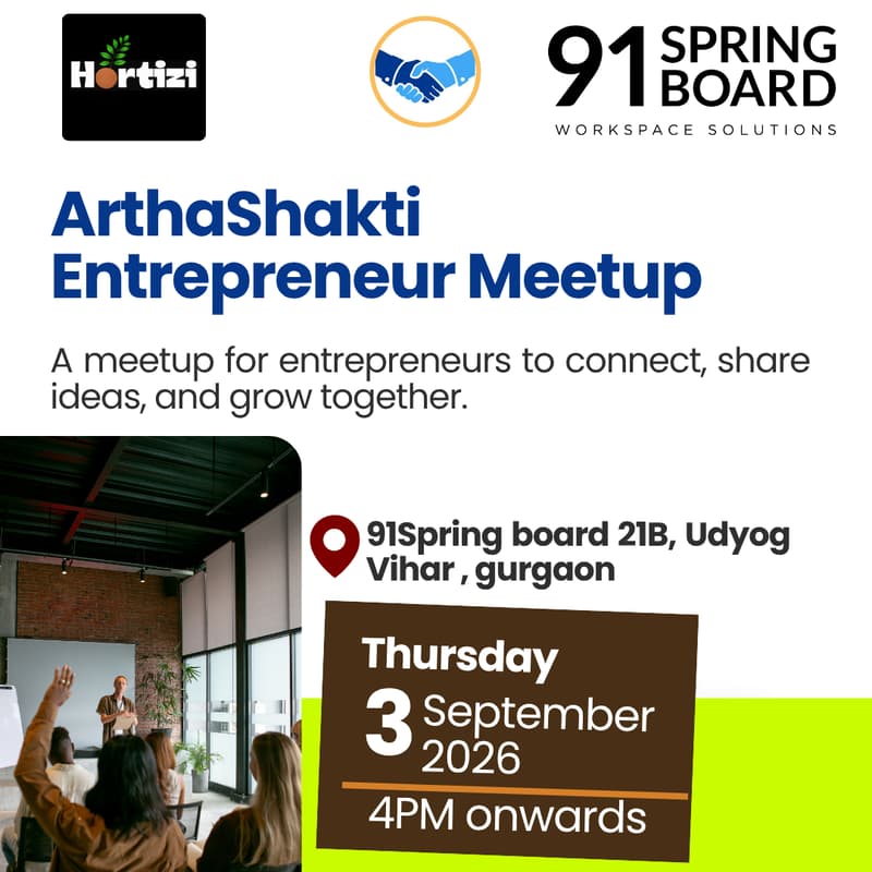 Cover Image for ArthaShakti Entrepreneur Meetup