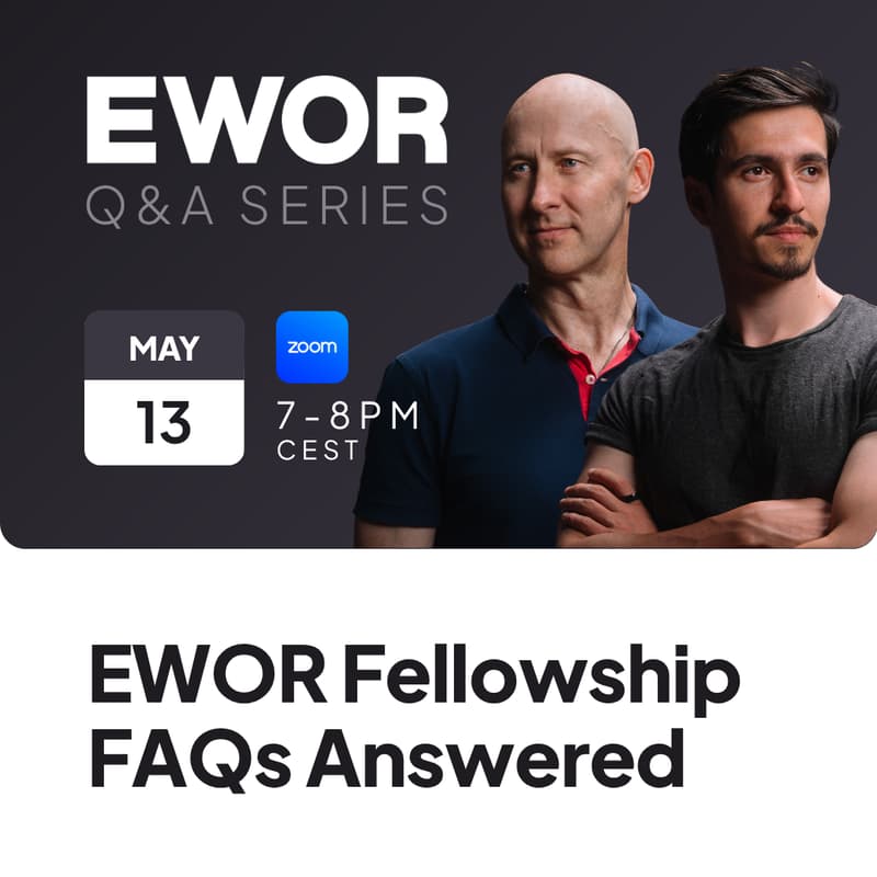 Cover Image for EWOR Q&A Series #2 - Answering Your Questions About The EWOR Fellowship