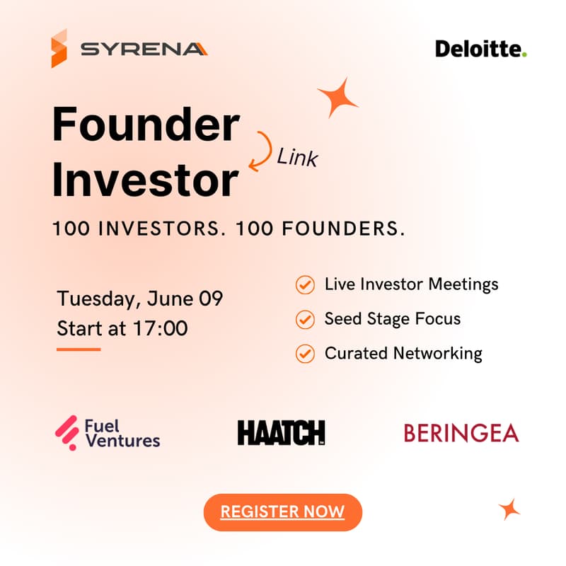 Cover Image for Investor/Founder Link with Deloitte