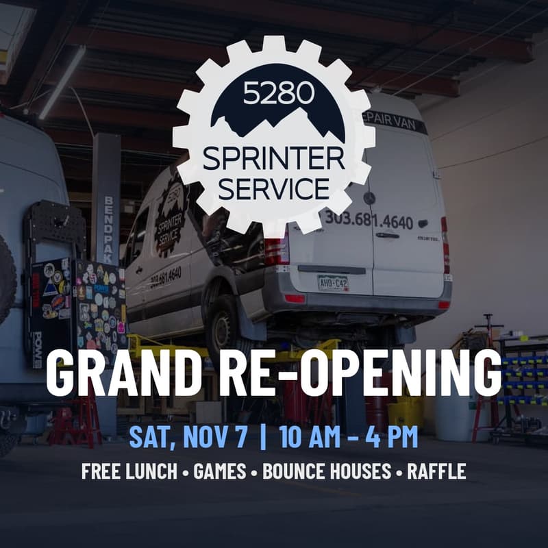 Cover Image for 5280 Sprinter Service Grand Re-Opening Party