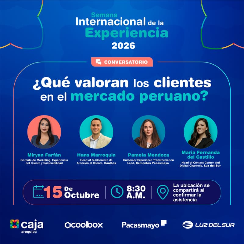 Cover Image for Conversatorio: ¿Qué valoran los clientes en el mercado Peruano?