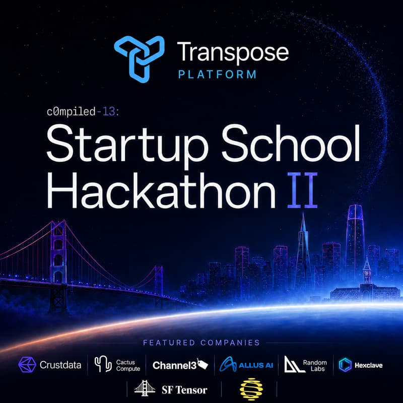 Cover Image for c0mpiled-13: Startup School Hackathon II