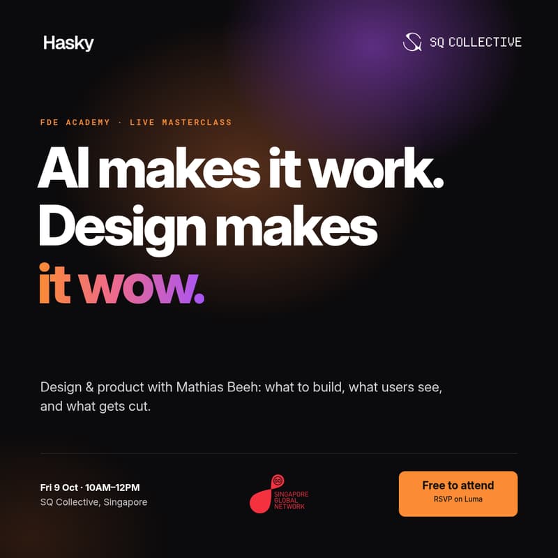 Cover Image for Forward Deployment Academy: AI makes it work. Design makes it wow.