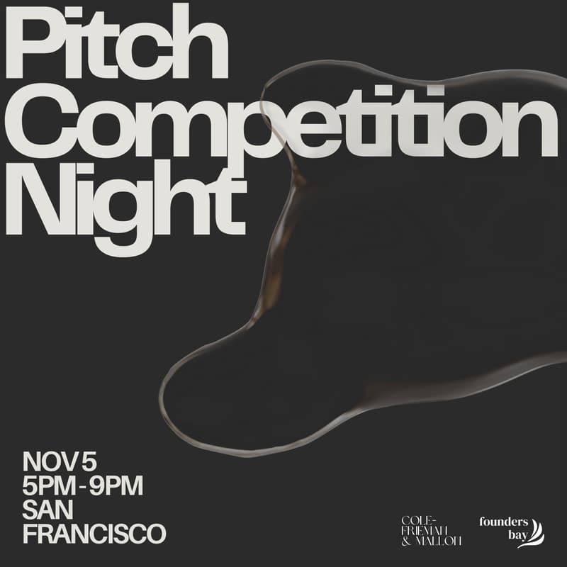 Cover Image for Pitch Competition hosted by Founders Bay