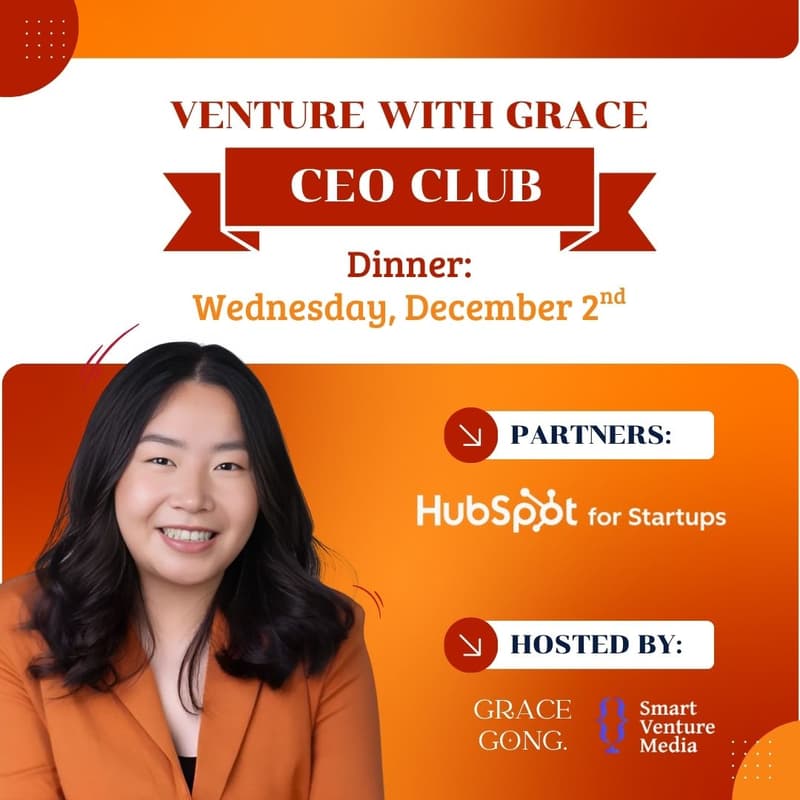 Cover Image for Grace Gong x HubSpot Dinner [Venture with Grace CEO Club]