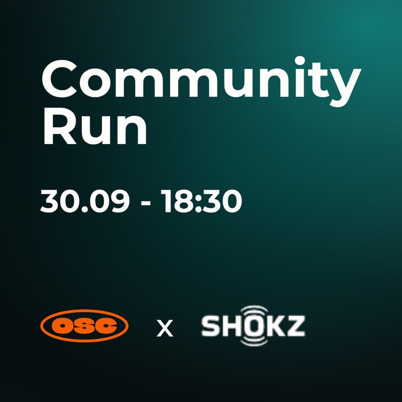 Cover Image for Shokz x OSC Community Run 🧡🪩(Shokz Kopfhörer gewinnen)