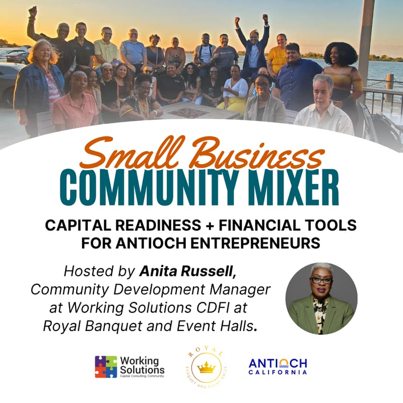 Cover Image for Small Business Mixer: Capital Readiness + Financial Tools for Antioch Entrepreneurs