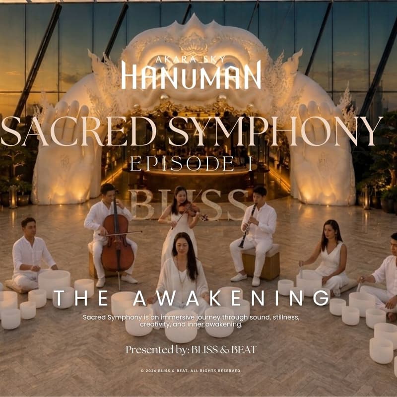 Cover Image for FREE ENTRY | SACRED SYMPHONY — THE AWAKENING EPISODE I Classical Music, Sound Healing and Social Run - AKARA SKY HANUMAN TO LUMPINI PARK