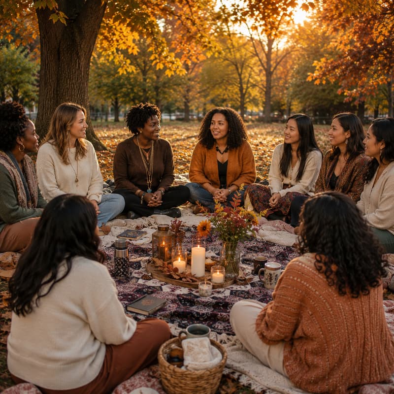 Cover Image for 🍂 Autumn Equinox Women’s Circle: Gather • Ground • Grow