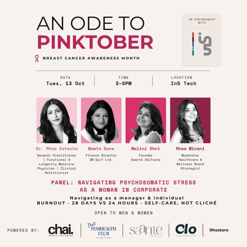 Cover Image for Navigating Psychosomatic Stress as a Woman in Corporate - an Ode to Pinktober