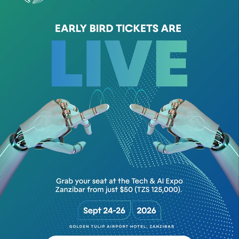 Cover Image for Tech & AI Expo 2026 - Zanzibar | Africa Innovate | 24 - 26 September