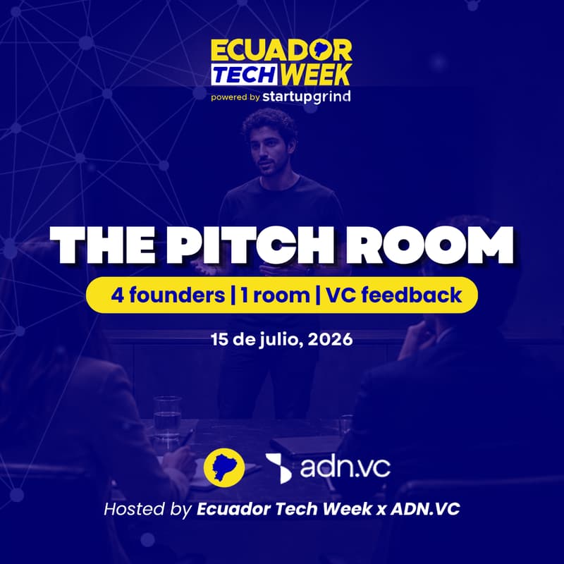 Cover Image for THE PITCH ROOM by ETW x ADN.VC 🎤