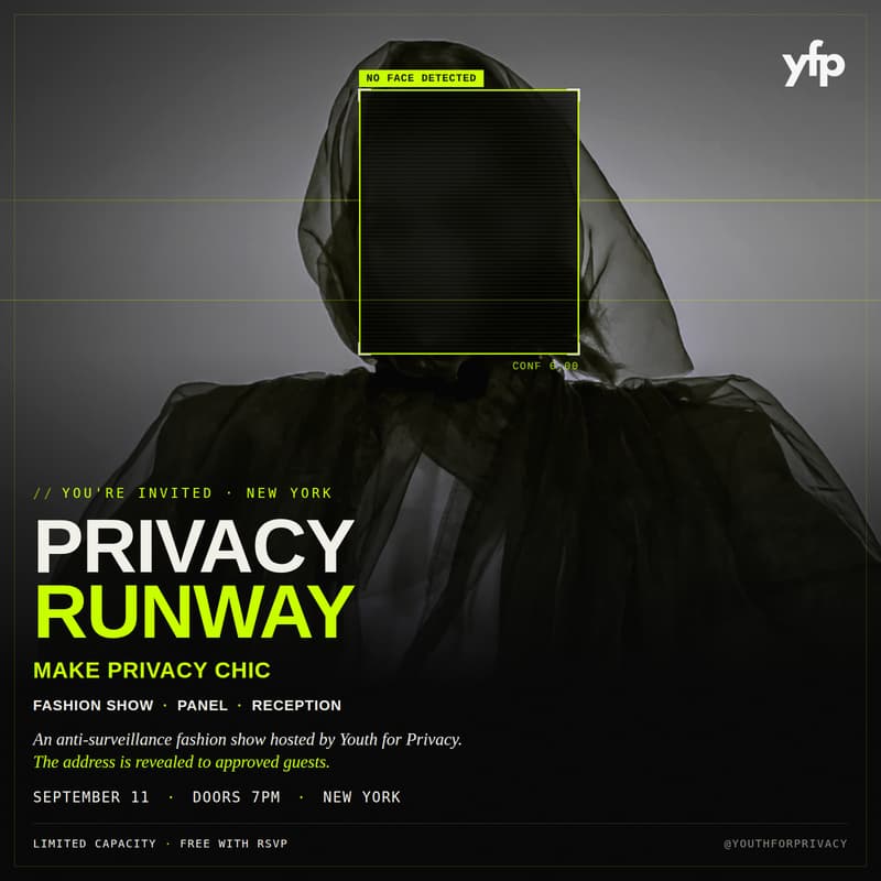 Cover Image for Privacy Runway - Anti-surveillance fashion show