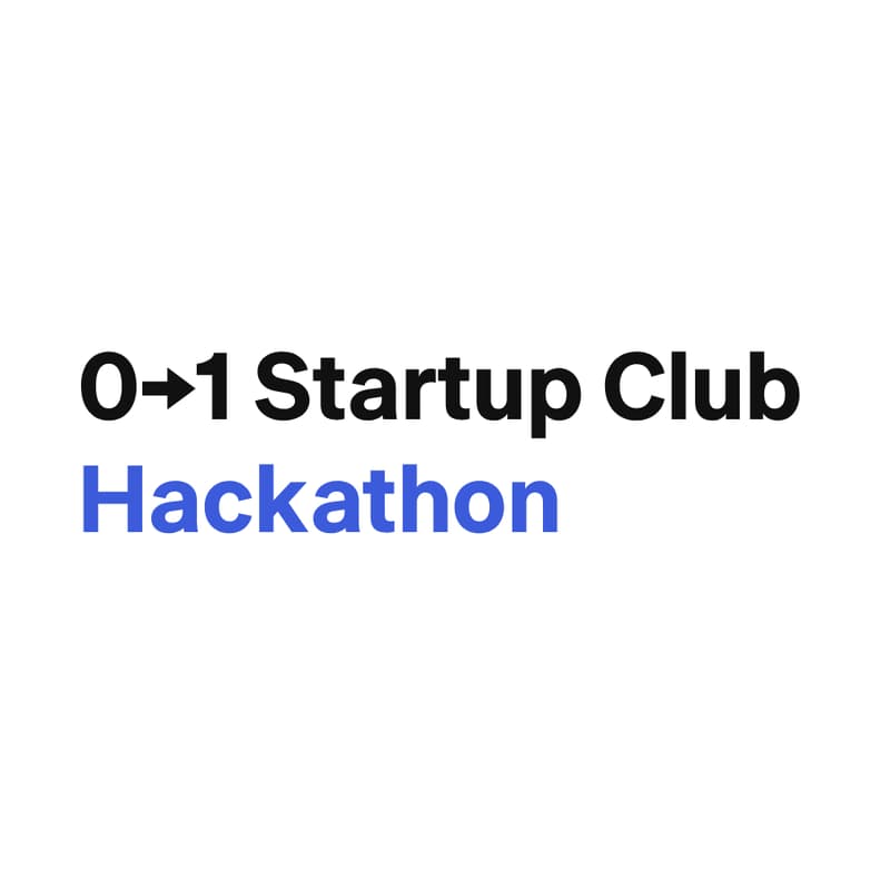 Cover Image for 0-1 Startup Club Hackathon