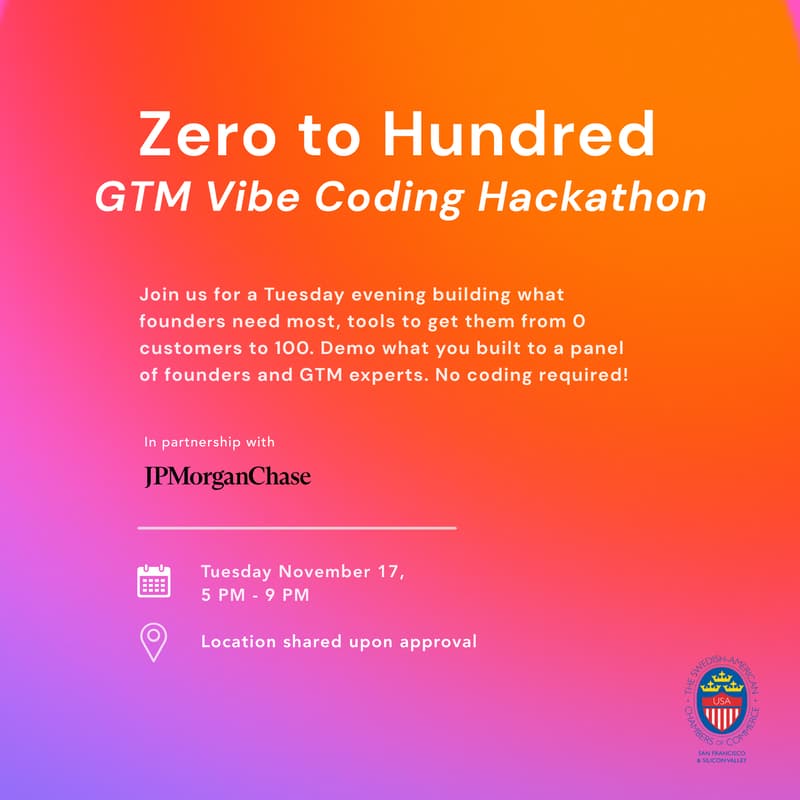 Cover Image for Zero to Hundred: GTM Vibe Coding Hackathon
