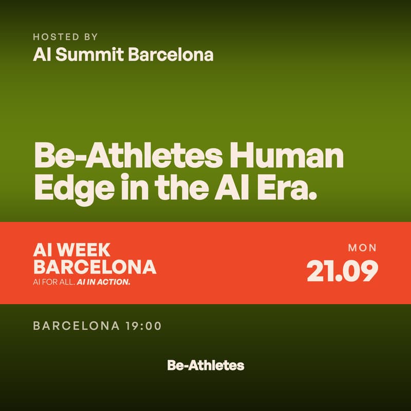 Cover Image for Be-Athletes: The Human Edge in the AI Era