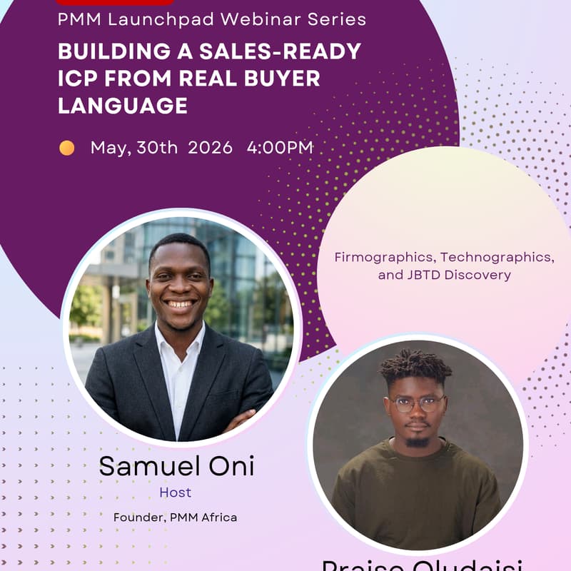 Cover Image for Building a Sales-Ready ICP from Real Buyer Language | Webinar