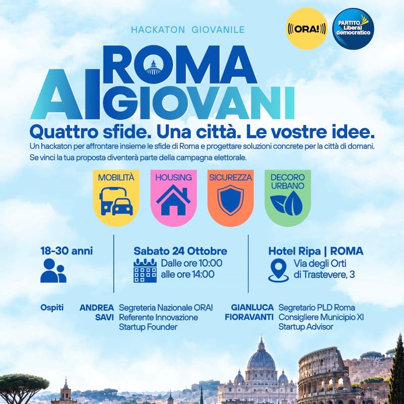 Cover Image for Roma ai Giovani - Hackathon Giovanile