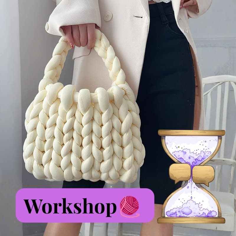 Cover Image for đź§µ Quality Time Workshop: Finger Crochet - make a bag